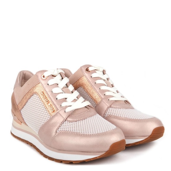 michael kors billie glitter trainers